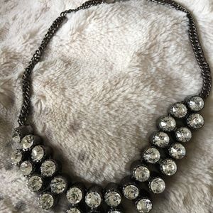 Rhinestone Necklace Adorned with Bling